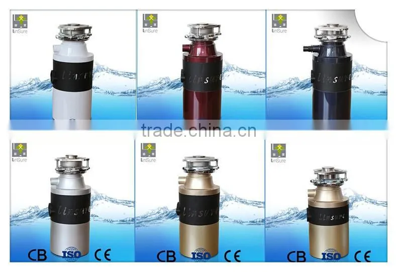 New Kitchen Item Food Waste Disposer Type Garbage Compactor 3/4 hp 220V