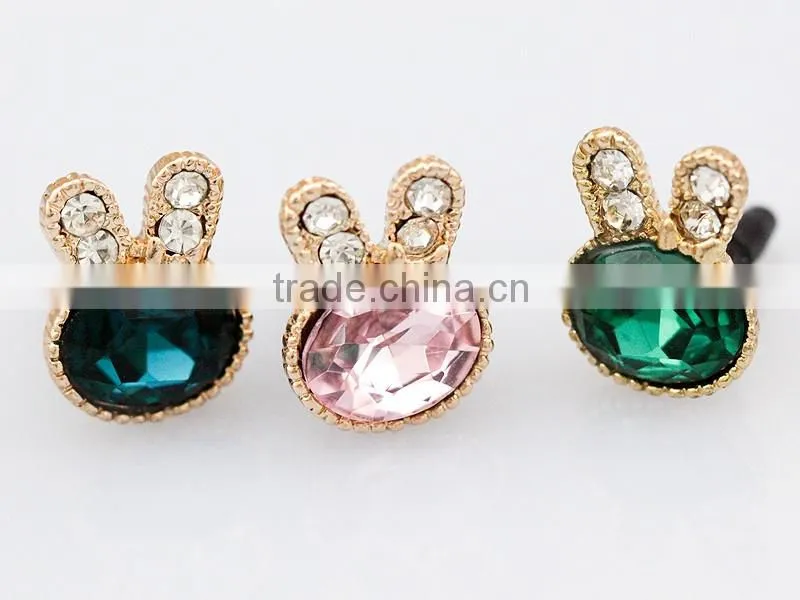 rhinestone dust plug luxurious crown earphone dust,promotion gift A6
