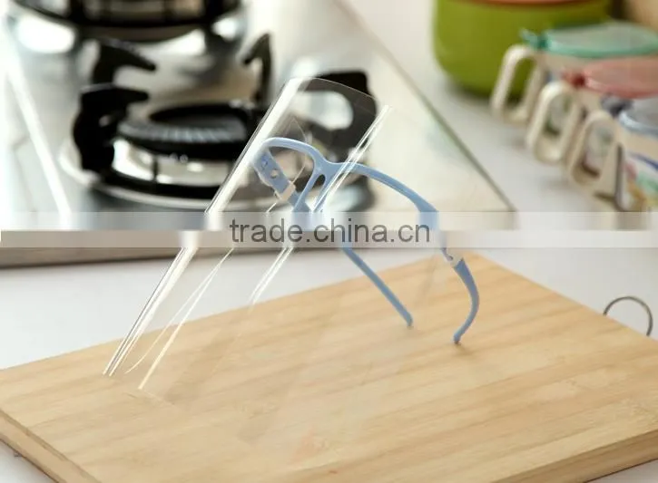 Novelty Kitchen Cooking Double-sided Anti-fog Anti-Oil Splash Clear Face Mask Face / skin-care mask