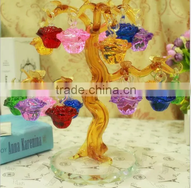 Rose Three Crystal Wedding Gifts