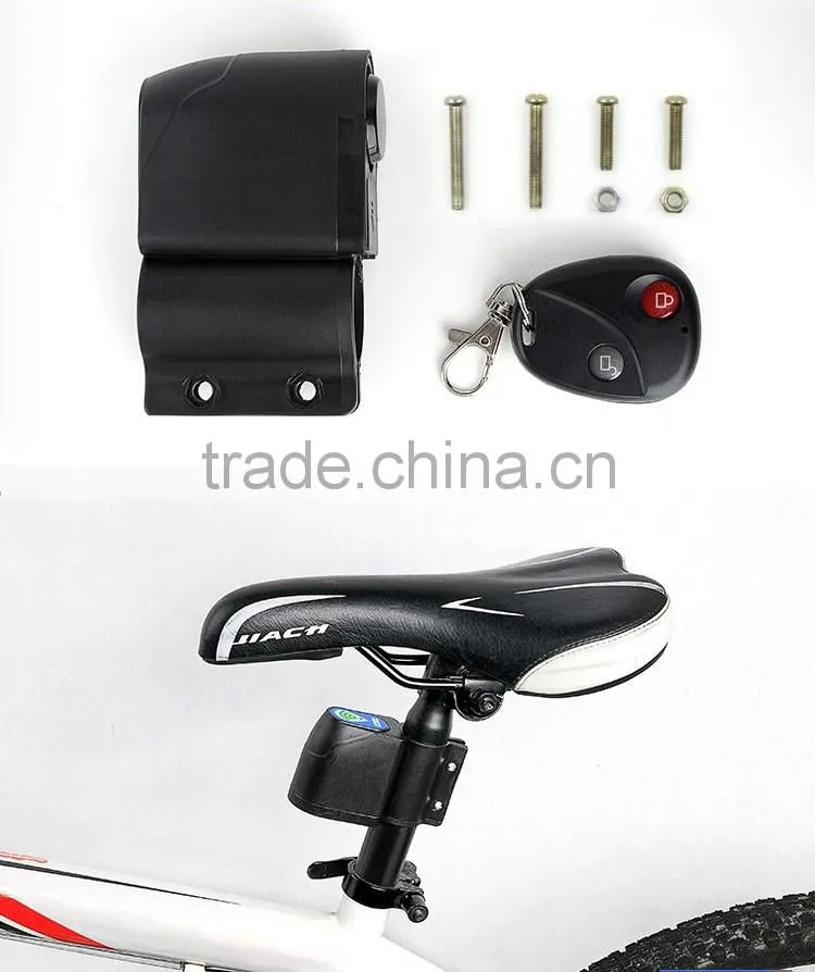 New Arrival battery operated wireless remote bicycle anti theft alarm