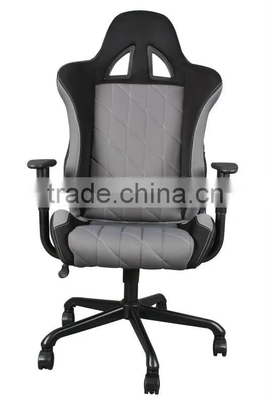 HC-R003 best grey fabric office racing chair on sale
