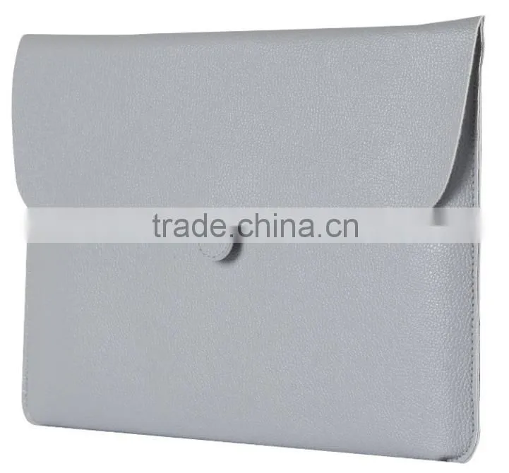 Ultra Slim & Lightweight Laptop Leather Sleeve Bag For Macbook, Carrying Bag Handbag for Macbook