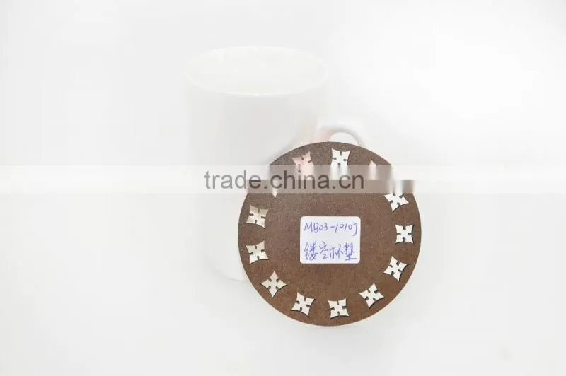 2016 Promotional custom engraving MDF personalised coaster mdf board price