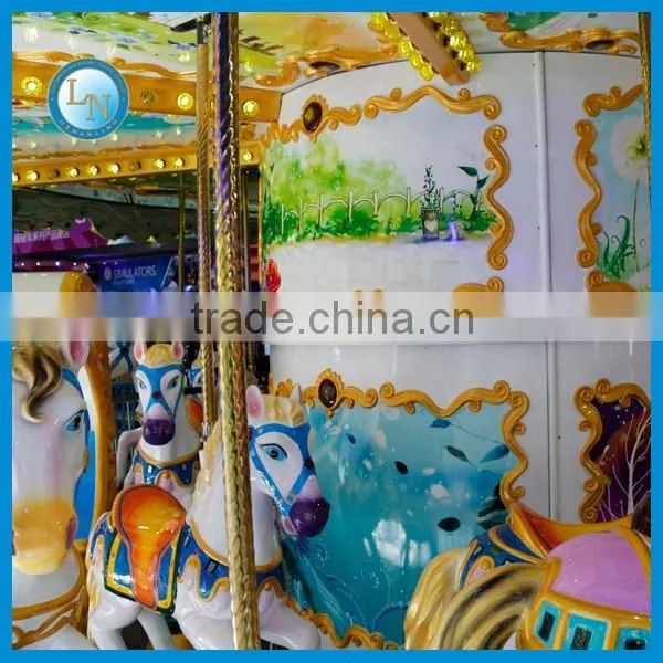 Europen Style! Lino amusement park rides 72 seats luxury merry go round carousel rides for sale