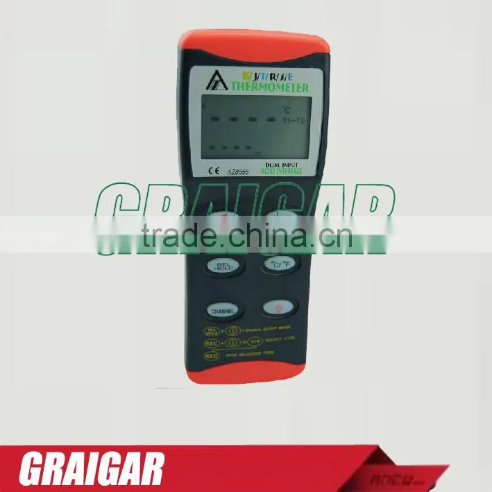 AZ-8855 Handheld RS232 thermometer ,8855 K/J/T/R/S/E Thermometer-Single