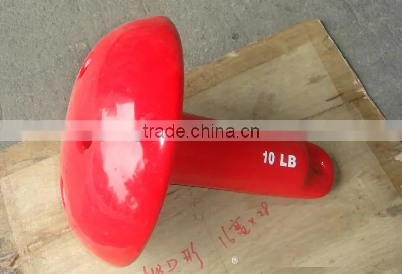 PVC /PE Coated River Anchor / Mushroom Anchor