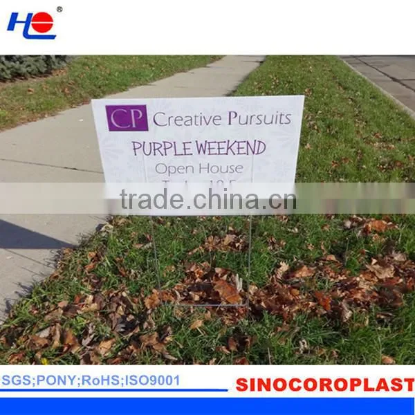 Corrugated Plastic Yard Signs