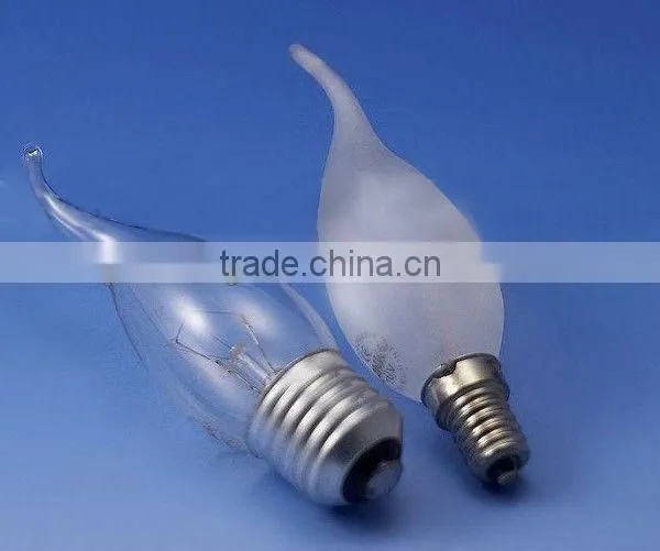 C35 Frosted Incandescent Bulb 220v 60w E27/E14 CE and ROHS
