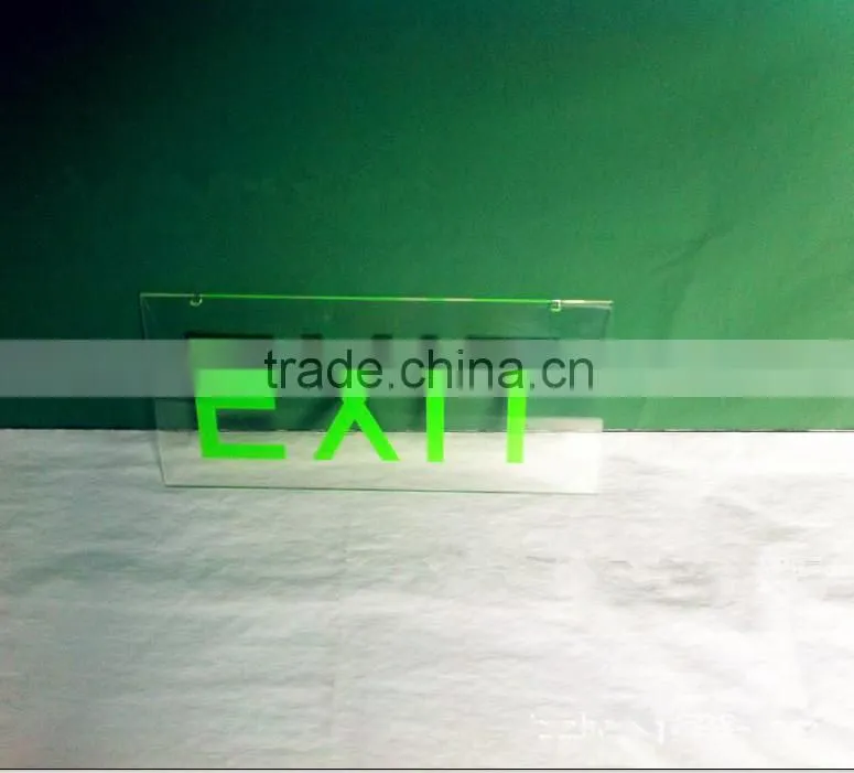 acrylic plastic emergency exit sign board road sign boards