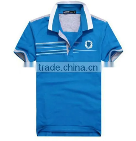 2013 wholesale short sleeve print logo fashion design us custom shirts polo