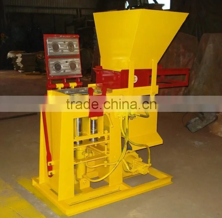 hand press soil brick making machine clay interlocking pavers production price for sale