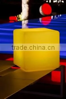 led furniture color changing light chair waterproof led cube chair lighting