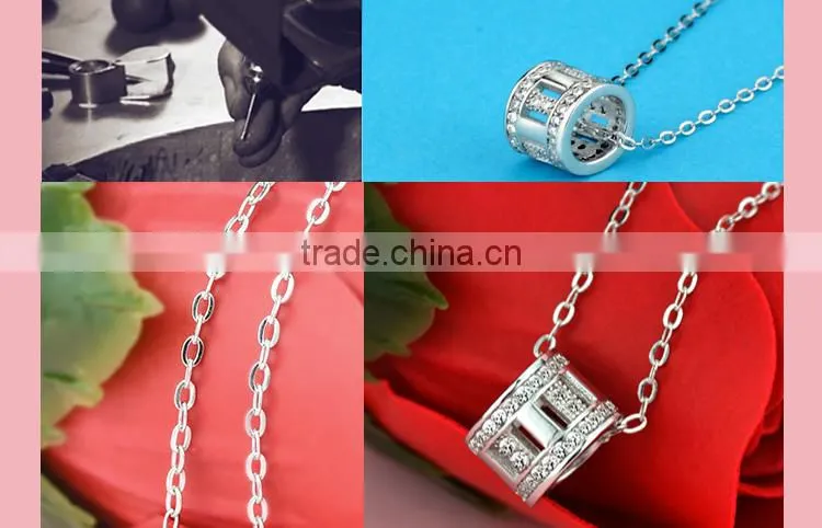 Wholesale 925 Sterling silver mens necklaces, mens beaded necklaces