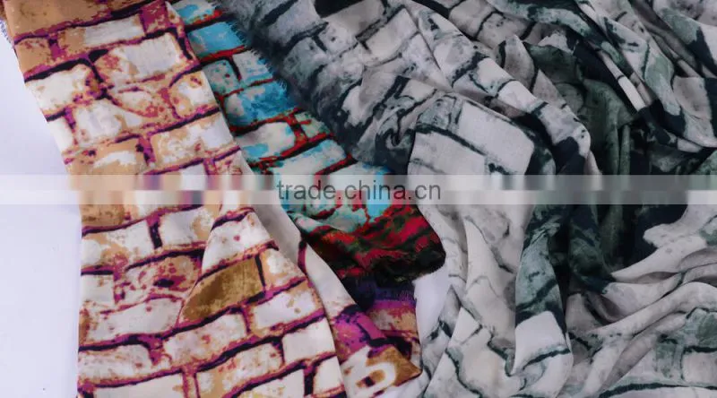 Fashion Hot Selling Custom Printed Cashmere Shawl