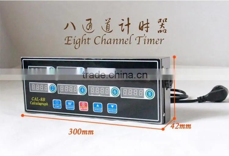 commerical use restaurant kitchen eight channels digital kitchen timer,cooking thermometer and timer
