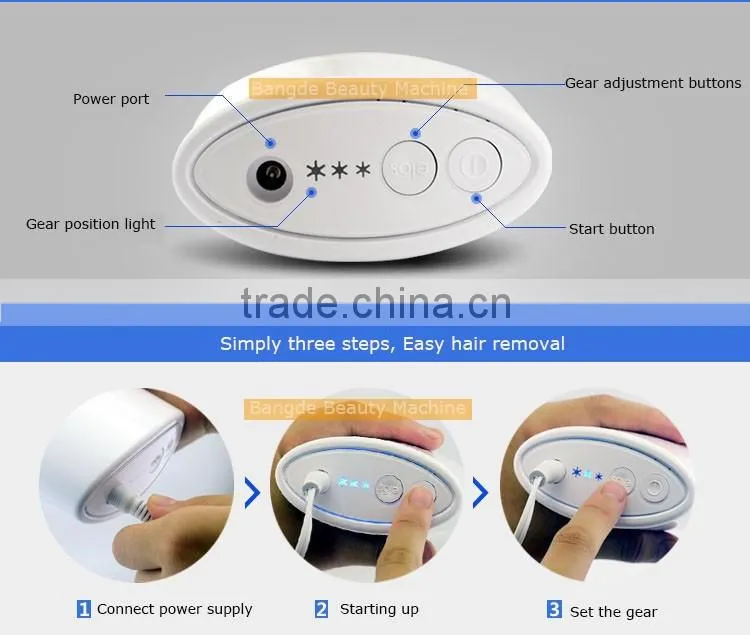 Beauty Body laser hair removal device with Potable IPL,RF hair removing device for home use