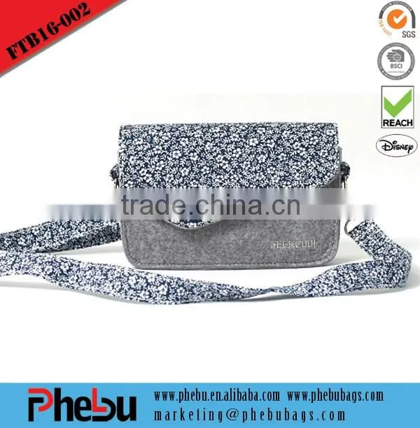 Picnic lunch felt bag,felt gift bag(FTB16-001)
