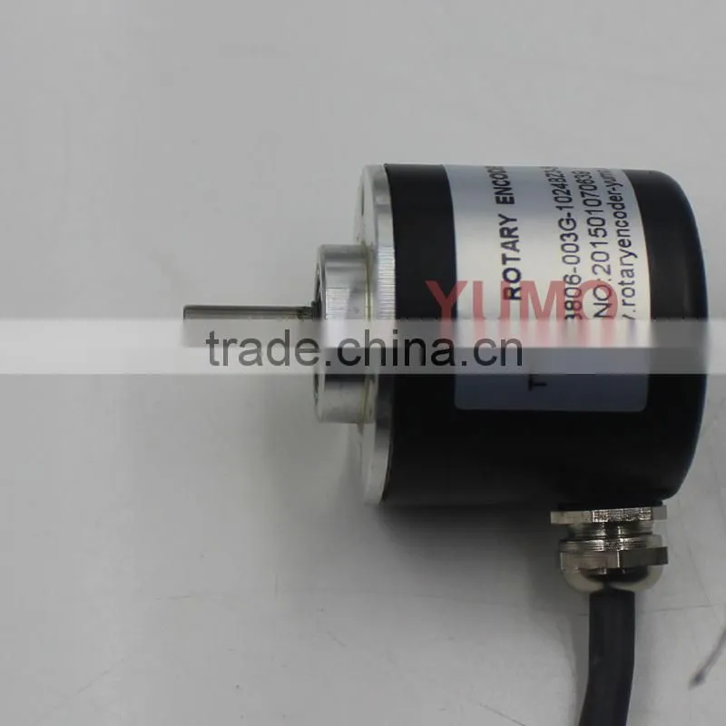 YUMO ISC3806 1024PPR 5V CNC system Solid shaft encoder optical price incremental rotary encoder