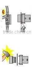 waterproof emergency stop push button reset key switch,grade A,silver contact B2-BS142