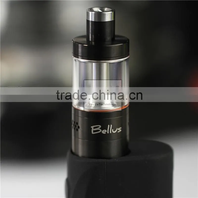 cool black bellus for e-cig fan with Top filling side air hole prevent juice Splashing More easy for assembling
