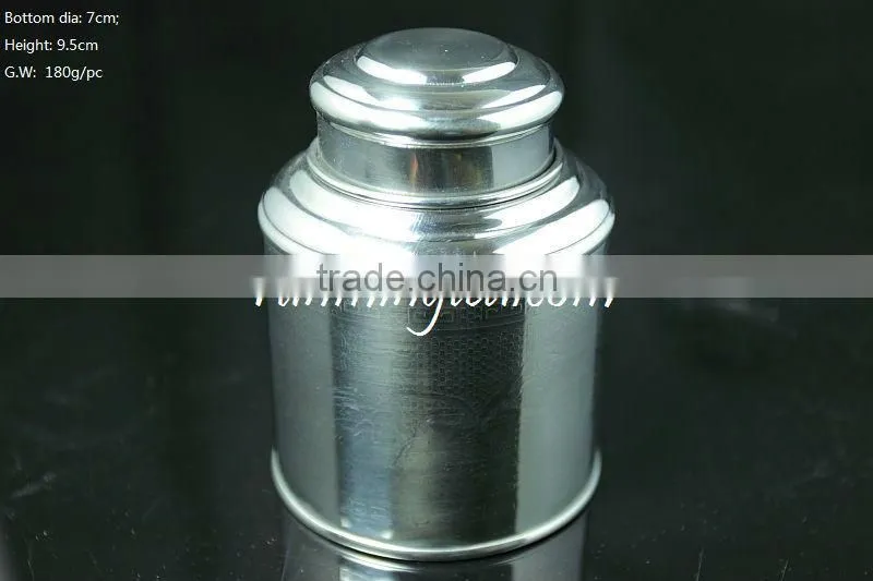 Super Airtight Stainless Steel Tea Canister Sets with Different Capacity Options
