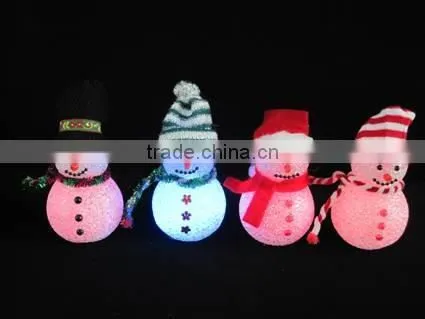 LED EVA colorchanging snowman light