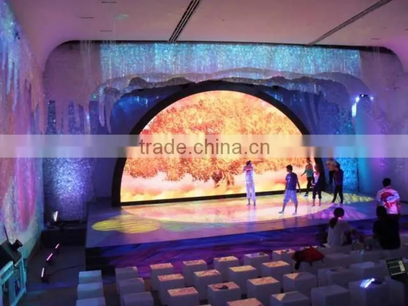 Christmas indoor P4 transparent led display screen for indoor advertising