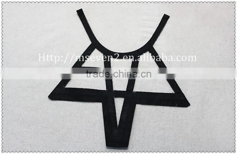 New fashion design big hot fix rhinestone collar, women beaded collar