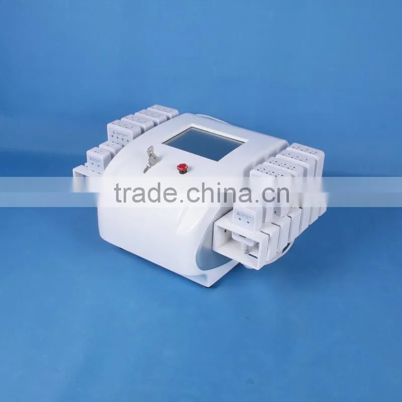 12 pads diode laser effective fat removal lipo laser 650nm 980nm mitsubishi lipo laser machine for sale