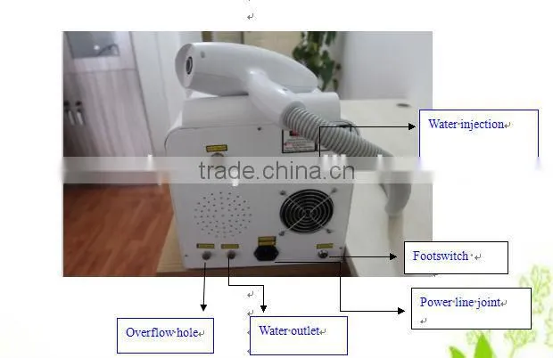 Body care equipment q switch laser tattoo removal equipment