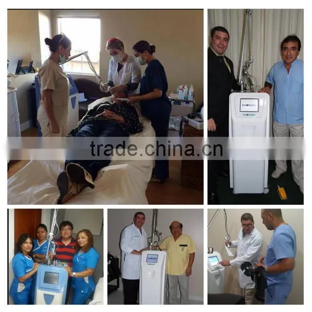 Best price !! Dermatology Laser Co2 fractional Machine / Vertical co2 fractional laser for Vaginal tightening