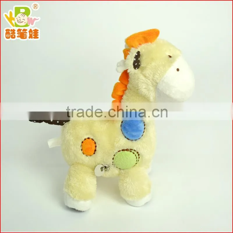 wholesale plush stuffed Christmas cute music animal toy