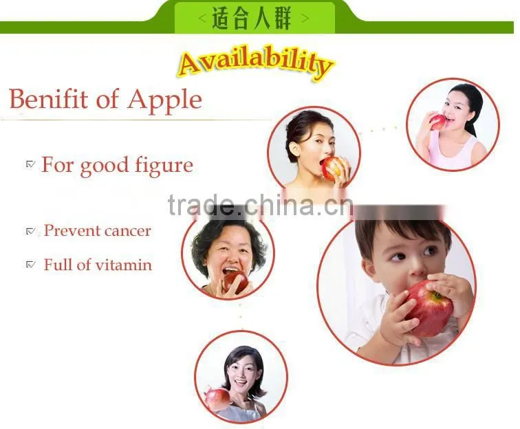 new 2016 Professional Delicious High Quality Fresh Red Hanfu Apple