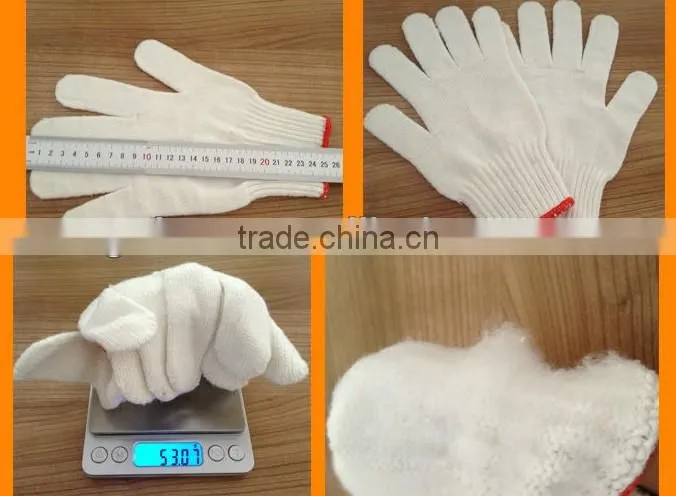 7-gauge or 10-gauge knitting cotton gloves