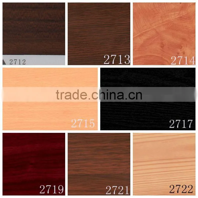 high gloss PVC wood grain film