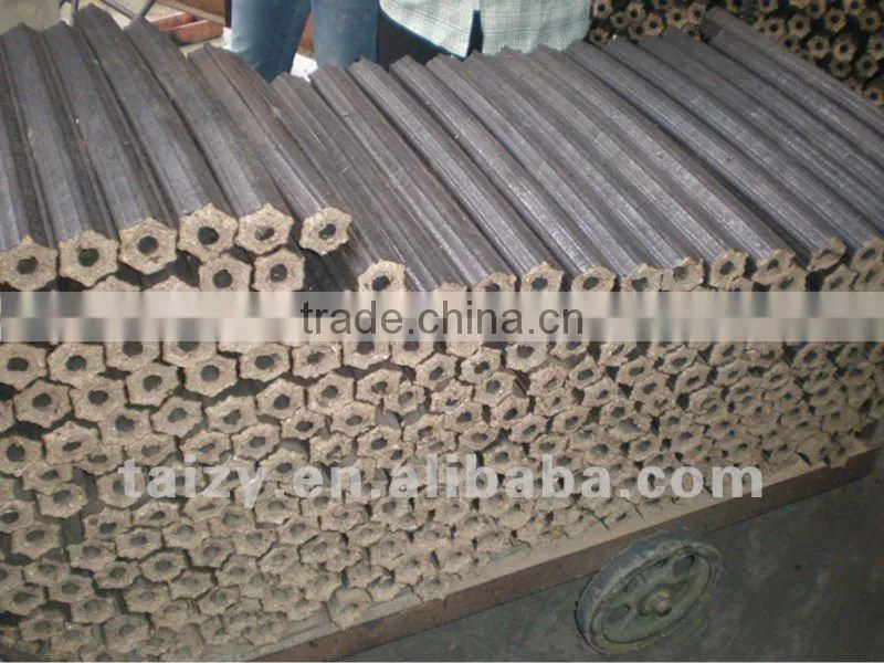 Sawdust Biomass Briquette Log Extruding Machine //008618703616828