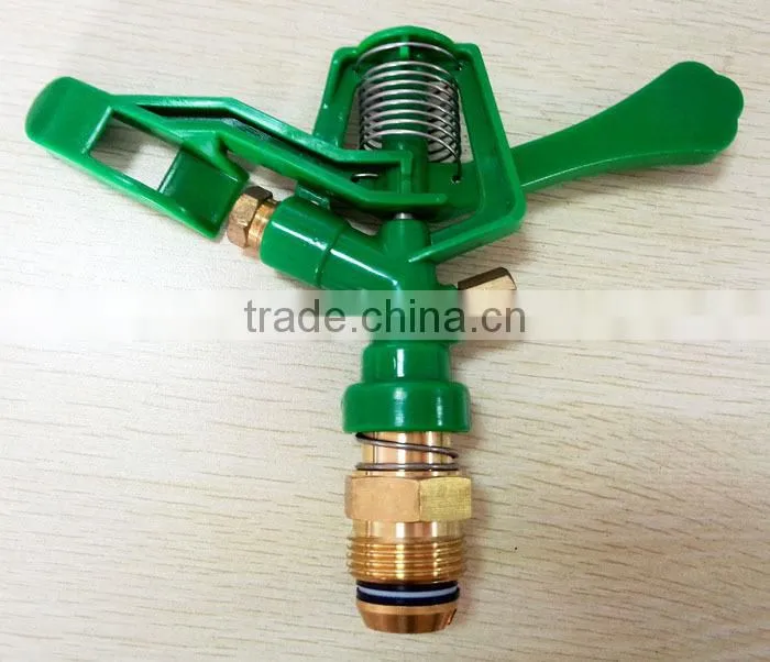 bronce boquilla impact green sprinkler