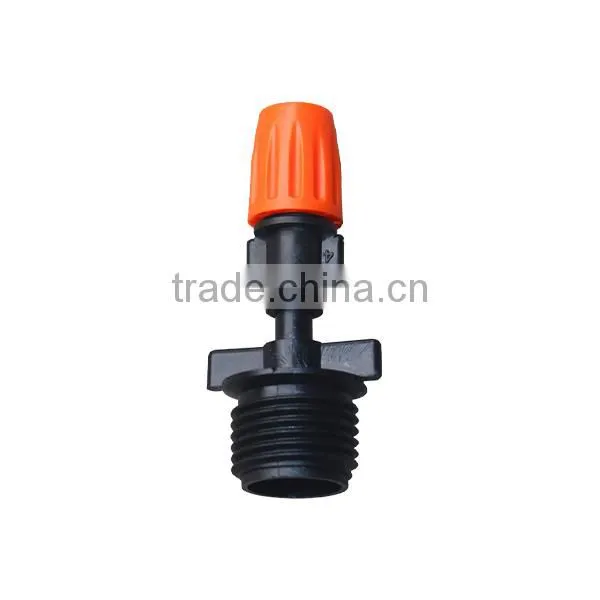 iLOT flux and misting range adjustable irrigation spiker, dripper atomizer