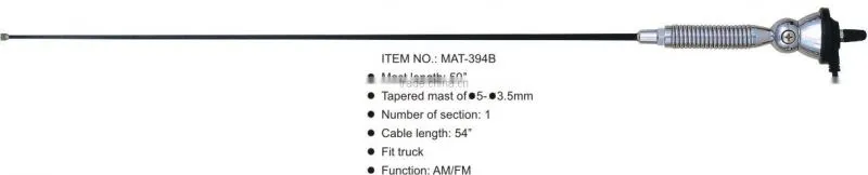 Automobile automatic car antenna