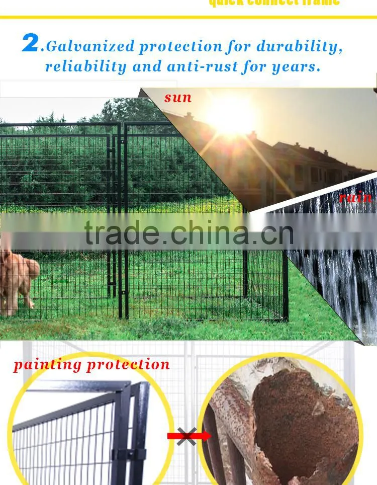 Large modular 6ft dog kennel cage Do It Yourself Modular Outdoor Dog Kennel