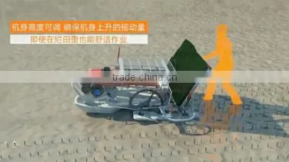 new 4.5HP yamaha engine manual Rice Transplanter in paddy land for sale