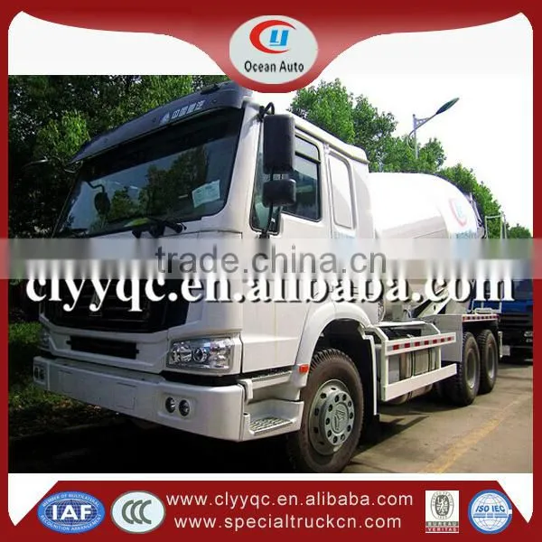 Sinotruk Howo 10m3 concrete mixing truck with 6x4 mixer truck for hot sale