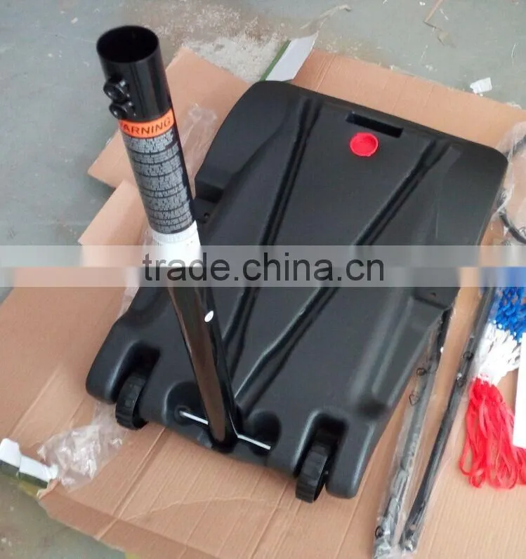 Custom Blow Molding Plastic PE Basketball Stand Adjustable System
