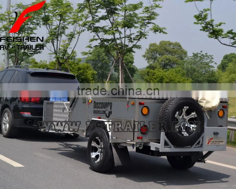 Good quality outdoor trip travel camping trailer