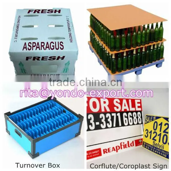 Corflute Plastic Sheet / Corex Sheet / Coroplast Sheet