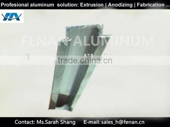 6005 Extruded Anodized Aluminum led extrusion