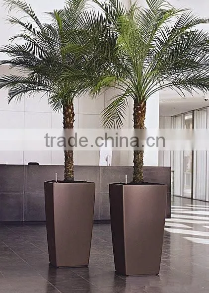 Classic design dark brown flower pot