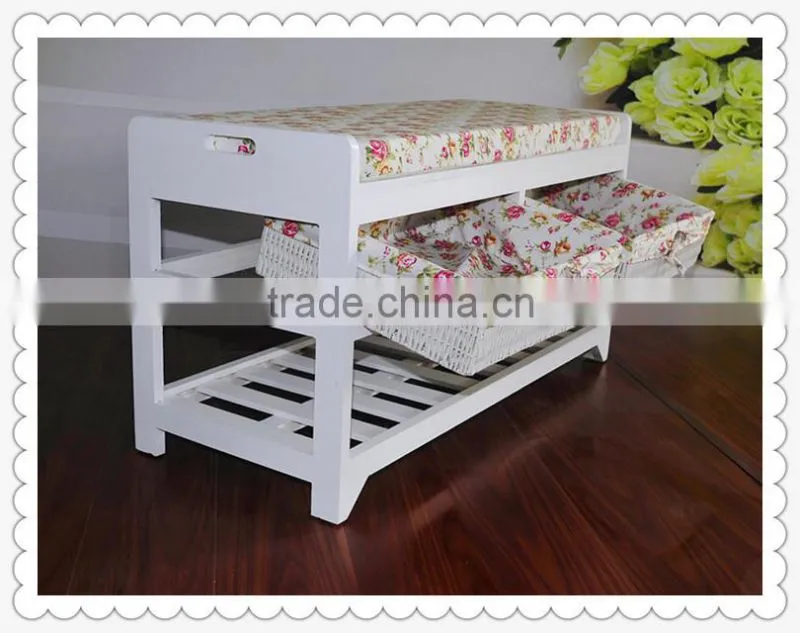 handmade white solid living room cabinet with drawers