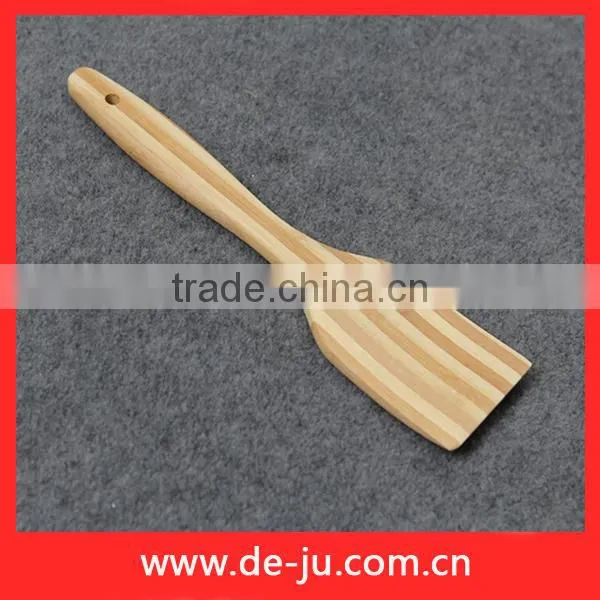 Eco Friendly Bamboo Bottom Hollow Teeth Spatula Big Spoon